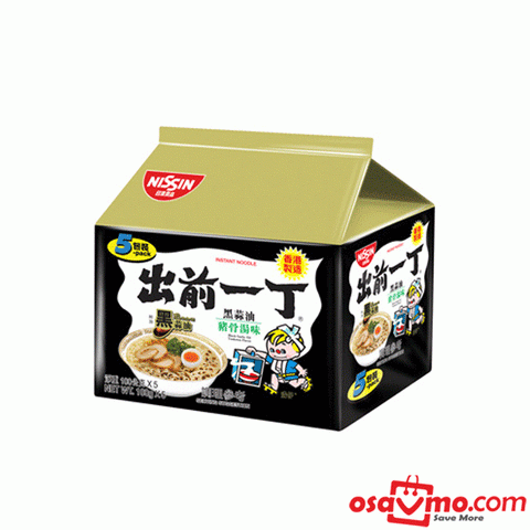 NISSIN HK Instant Noodle Tonkotsu With Garlic Flv 100g*5