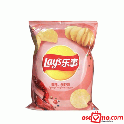 LAY'S CN Big Wave Chip Spicy Crayfish Flv 70g