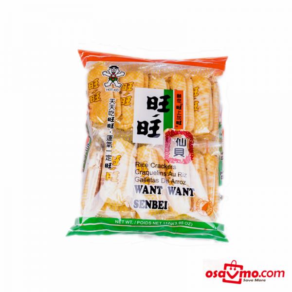 WANT WANT CN Senbei Rice Crackers 52g at osavmo.co.nz