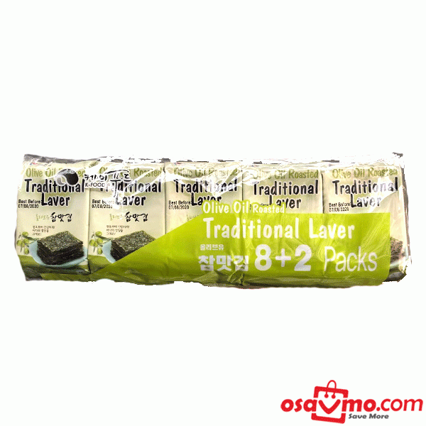 BARO KR Olive Oil Roasted Laver (8+2) at osavmo.co.nz