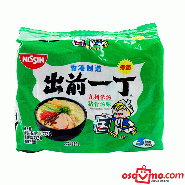 NISSIN HK Instant Noodle Tonkotsu Flv 100g*5 at osavmo.co.nz