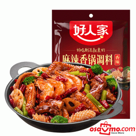 HAO REN JIA CN Hot&Spicy Pot Seasoning 220g