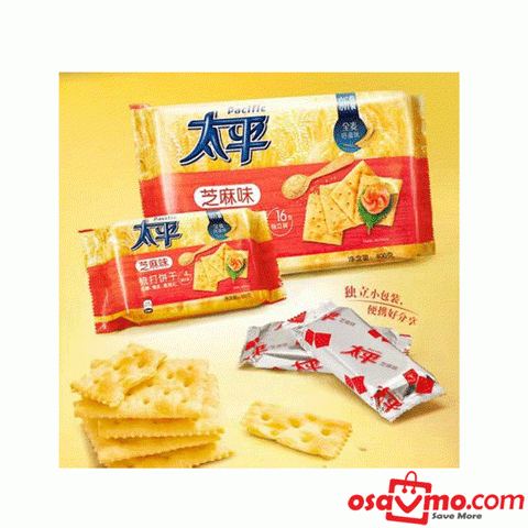 TAIPING CHN Soda Buscuits-Sesami 400g