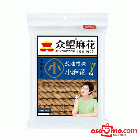 ZHONG WANG CN Dough Twist Spring Onion Flv 200g