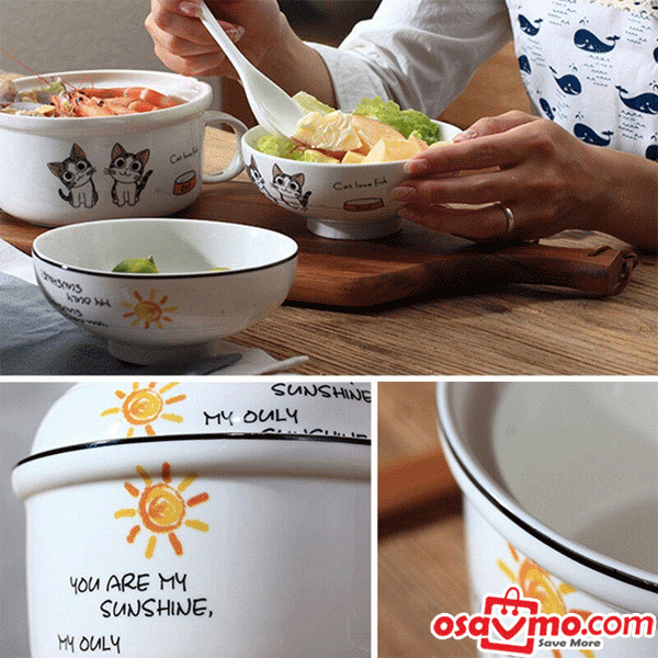XTY CN Handy Bowl with Lid Spoon and Chopstick at osavmo.co.nz