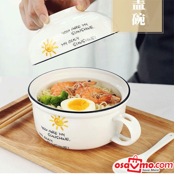 XTY CN Handy Bowl with Lid Spoon and Chopstick at osavmo.co.nz