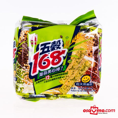BEI TIAN TW Five Grain Cookie Roll Seaweed Flv-180g