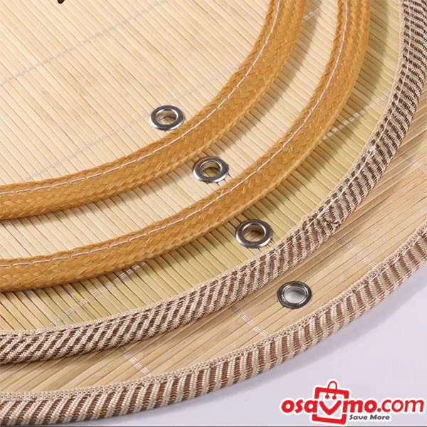 CN Household Round Bamboo Mat Anti-sticking Round Dumpling Curtain 35cm at osavmo.co.nz