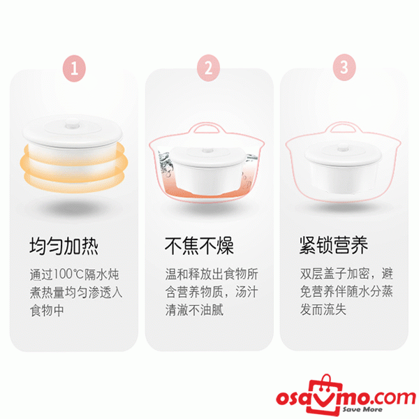 TONZE CN Electric Stewpot 1.6l at osavmo.co.nz