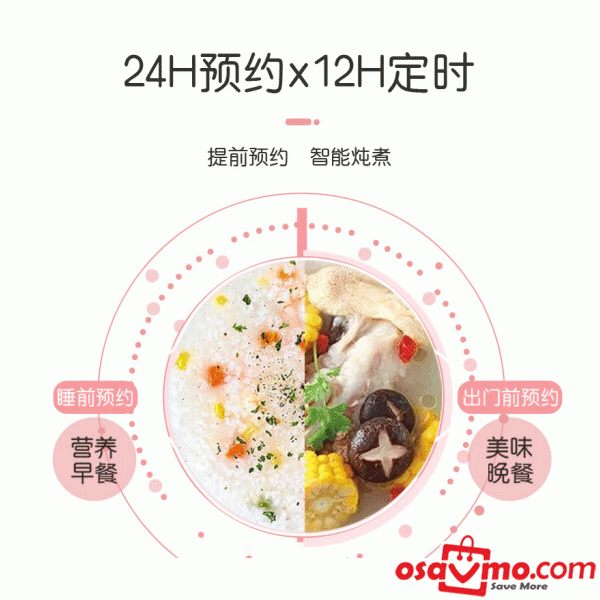 TONZE CN Electric Stewpot 1.6l at osavmo.co.nz