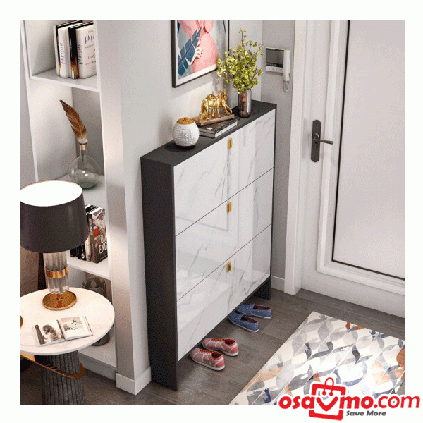 AY CN Shoe Cabinet 100X24X123cm at osavmo.co.nz