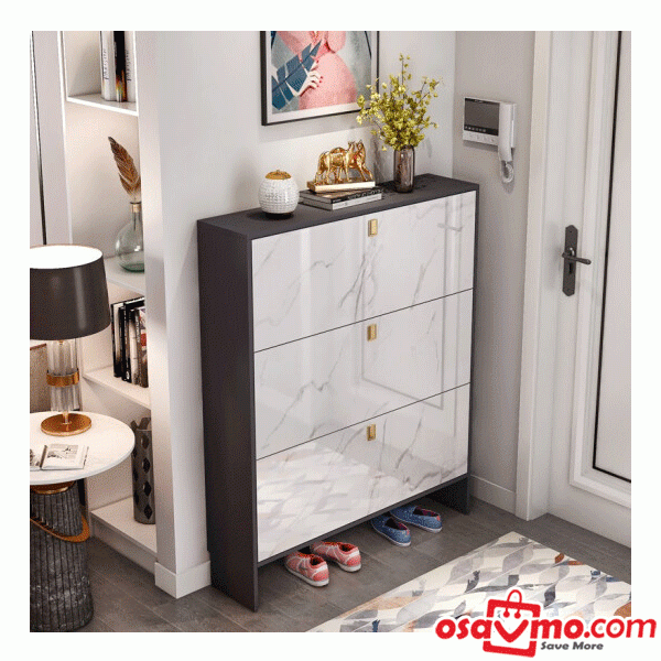 AY CN Shoe Cabinet 100X24X123cm at osavmo.co.nz