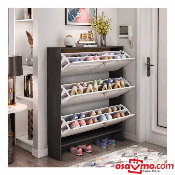 AY CN Shoe Cabinet 100X24X123cm at osavmo.co.nz