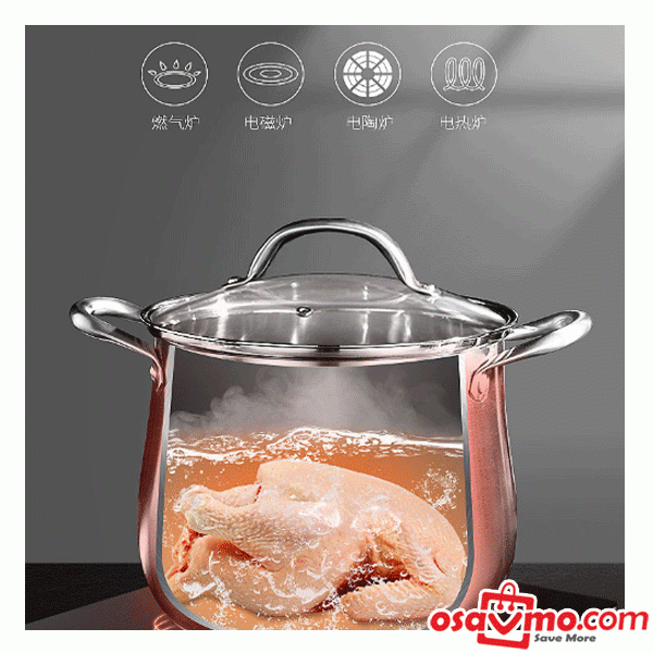 HJ CN 304 Stainless Steel Soup Pot Steamer 26cm at osavmo.co.nz