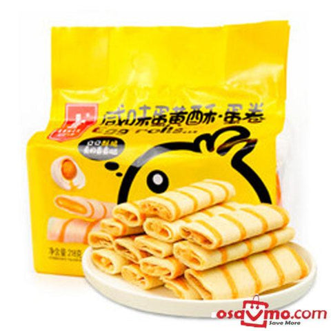KA LUO KA MAN CN Salty Egg Cookie Roll 218g