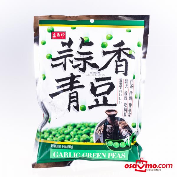 SHENG XIANG ZHEN TW Garlic Green Peas 240g at osavmo.co.nz