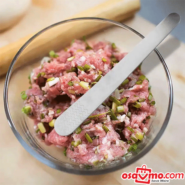 YLC CN Unpainted Solid Pearwood Rolling Pin D3.2*38cm+304 Stainless Steel Filling Spoon 16cm long x 2pcs at osavmo.co.nz