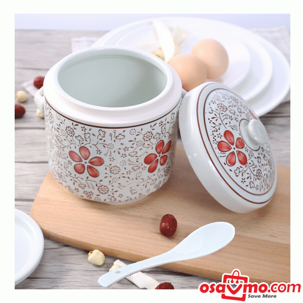 YP CN Ceramic Stewpot 600ml with Spoon Sunflower at osavmo.co.nz