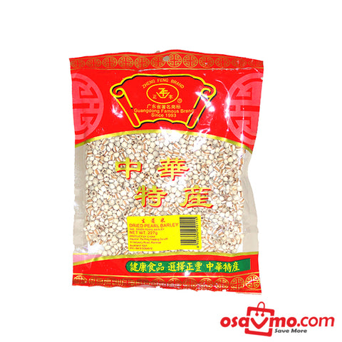 ZHENG FENG CHN Dried Pearl Barley 227g