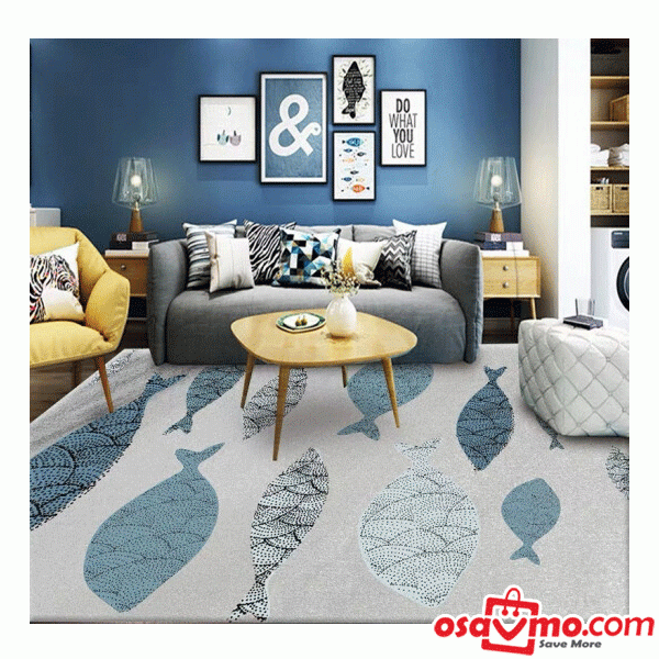 ZF CN Carpet Norther Europe Style FIsh BC09 160X230cm at osavmo.co.nz