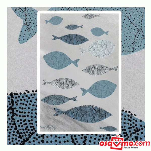 ZF CN Carpet Norther Europe Style FIsh BC09 160X230cm at osavmo.co.nz