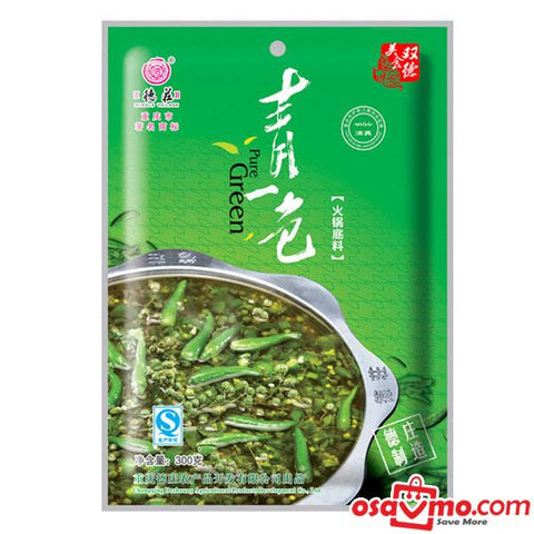 DE ZHUANG CN Green Chilli & Pepper Hotpot Sauce 300g