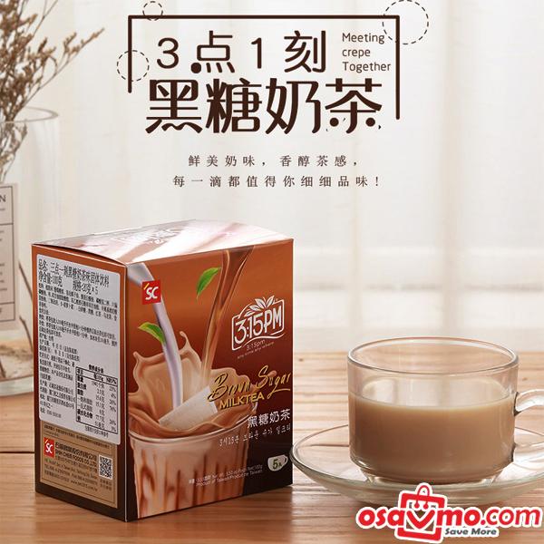 3:15PM TW Black Sugar & Pearl Milk Tea 5Bags at osavmo.co.nz