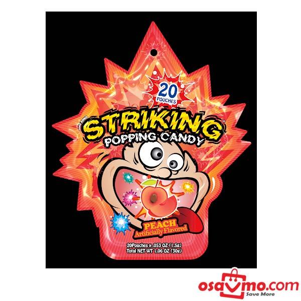 YUHIN CN STRIKING Popping Candy Peach Flv 30g at osavmo.co.nz