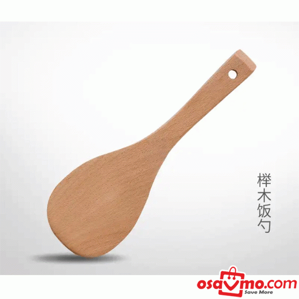 SHUANG QIANG CN Wood Slice for Rice 1pc (FAN SHAO) at osavmo.co.nz