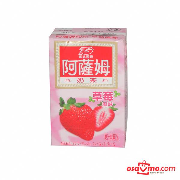 ASM TW Milk Tea Strawberry Flv-400ml at osavmo.co.nz