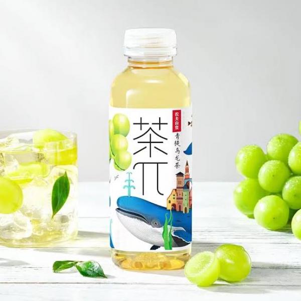 NONG FU SHAN QUAN CN Grap & Wolong Tea 500ml at osavmo.co.nz