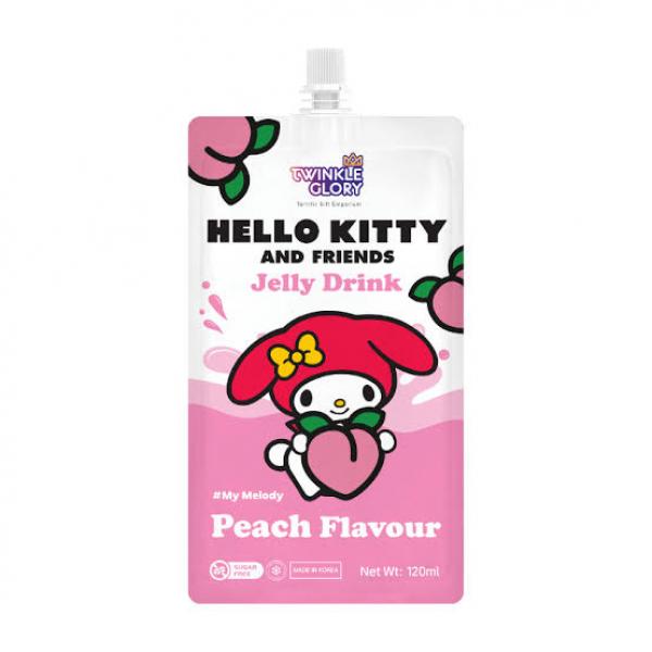 Twinkle Glory KR Jelly Drink My Melody Peach 120mL at osavmo.co.nz