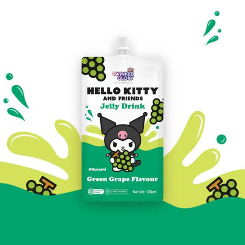 Twinkle Glory KR Jelly Drink Kuromi Green Grape 120mL