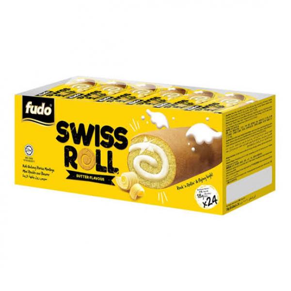 FUDO MY Swisse Roll Butter Flv 432g at osavmo.co.nz