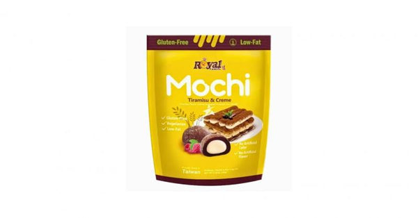 ROYAL FAMILY TW Packed Mochi Tiramisu & Creme Flv 180g at osavmo.co.nz