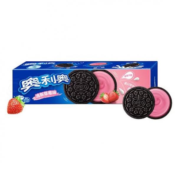 OREO CN Strewberry FLV Biscuits 97g at osavmo.co.nz