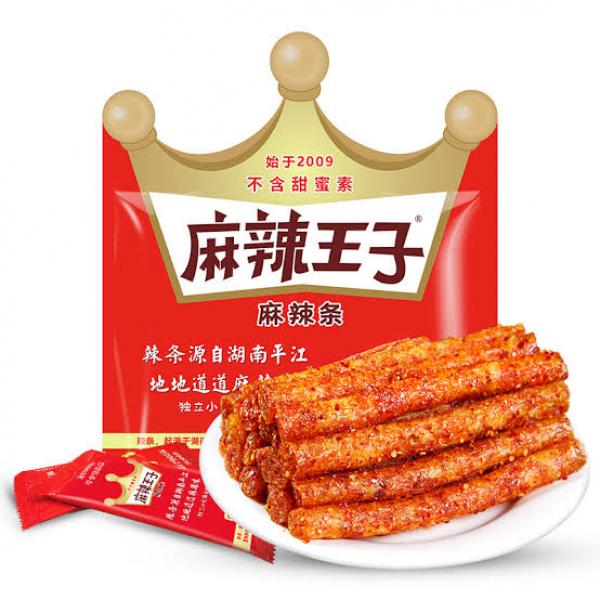 MA LA WANG ZI CN Wheat  Flour Latiao Extra Hot & Spicy 73g at osavmo.co.nz