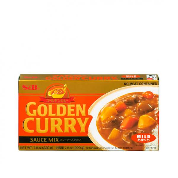 S&B JP Golden Curry Mild 220g at osavmo.co.nz