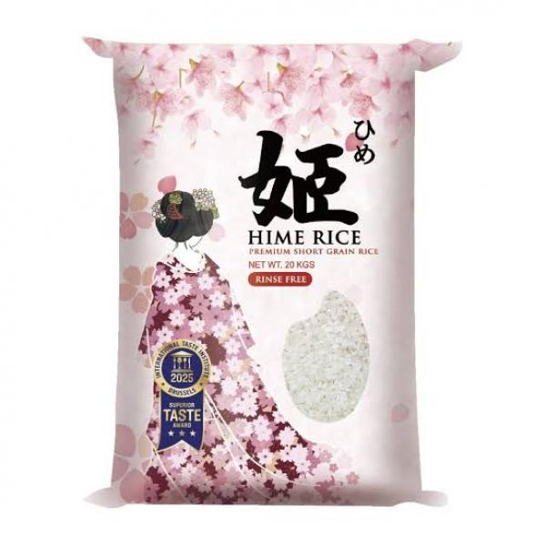 HIME TW Premium Rinse Free Rice 20kg at osavmo.co.nz