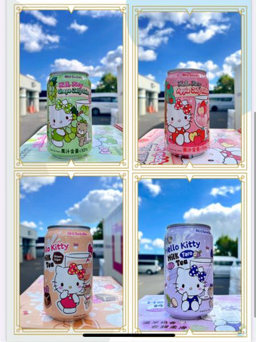 RED SAKURA TW Kitty Boba Drink Black Sugar 310ml