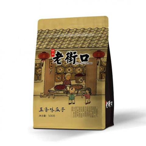 LAO JIE KOU CN Roasted Five Spice Sunflower Seed 500g
