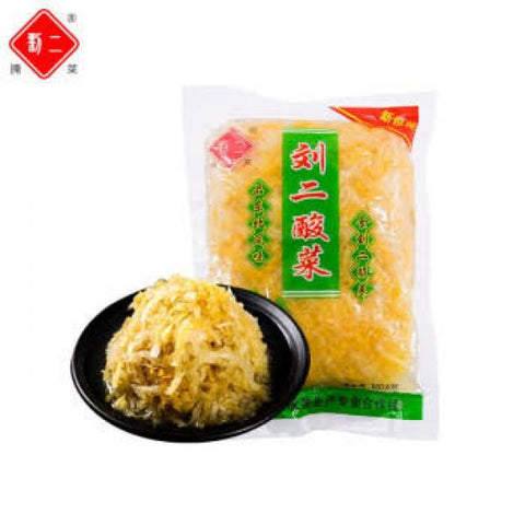LIU ER CN Pickled Cabbage Sliced 1kg