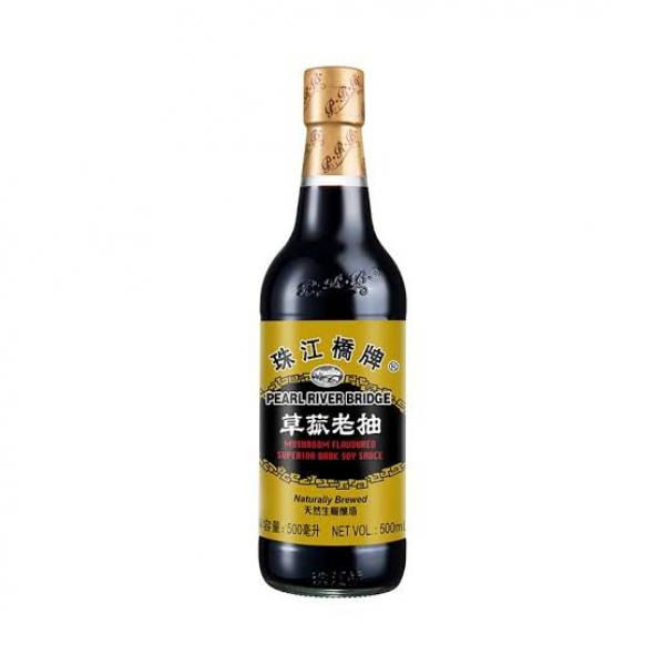 PEARL RIVER BRIDGE CHN Mushroom Dark Soy Sauce 500ml at osavmo.co.nz