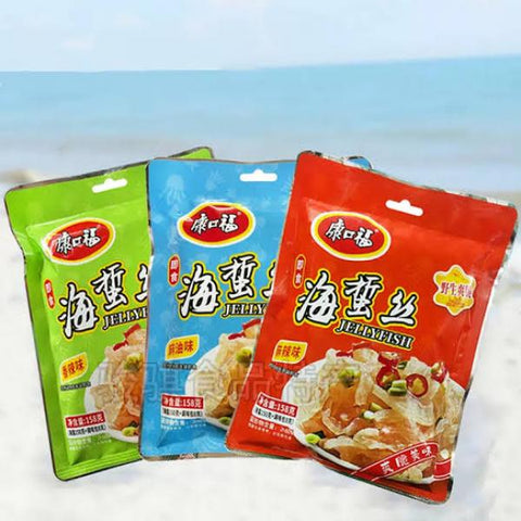 KANG KOU FU CN Jelly Fish Sliced Hot Spicy Flv 158g