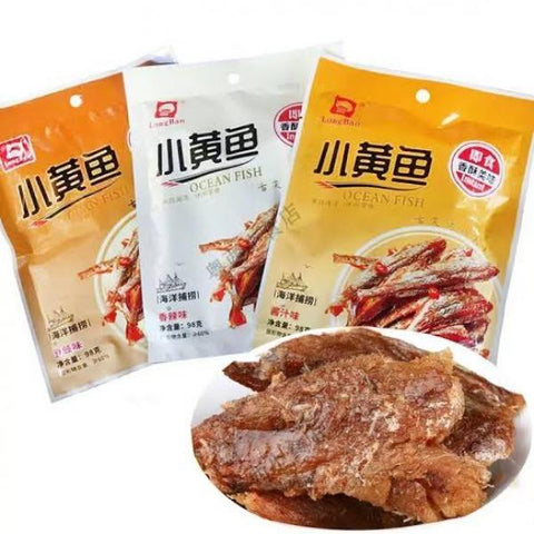 LONG BAO CN Small Yellow Croaker Sauce Flv 90g