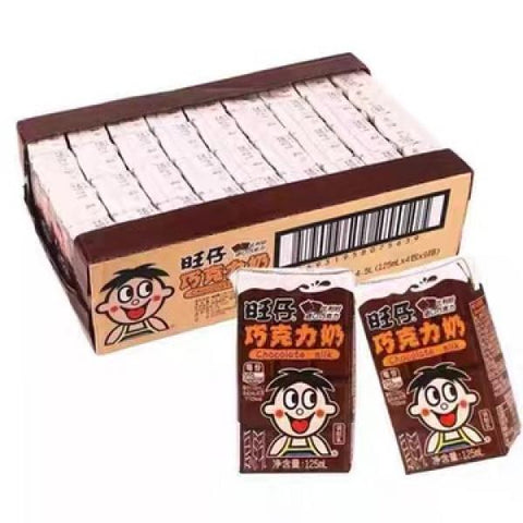 WANT WANT CN Hot Kid Milk Drink Chocolate Flv 125ml/Box