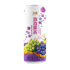 TAISUN TW Sparkling Fruit Tea Grape Flv 315ml at osavmo.co.nz