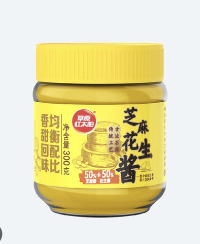 CAO YUAN HONG TAI YANG CN SESAME PEANUT BUTTER 300g