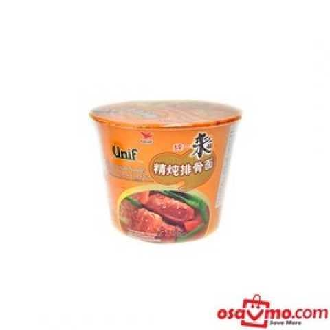 UNIF CHN Bowl Noodle Stewed Pork Chop Flv 110g