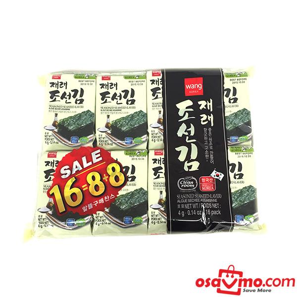 WANG KR Seasoned Seaweed Laver 8+8 at osavmo.co.nz